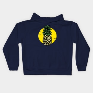 Pineapple yellow Kids Hoodie